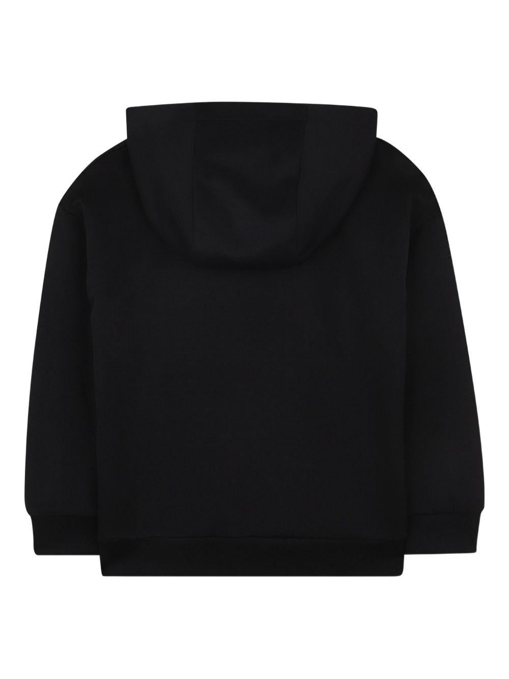 Felpa per bambina Michael Kors Kids nero con strass - Rubino Kids