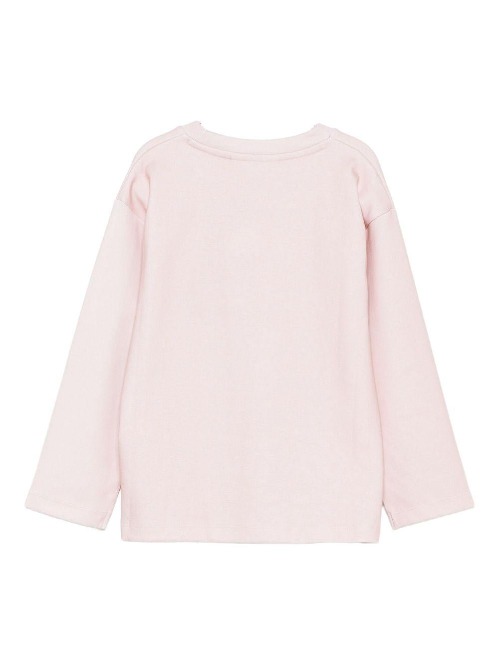 Felpa per bambina Molo rosa con stampa unicorno - Rubino Kids