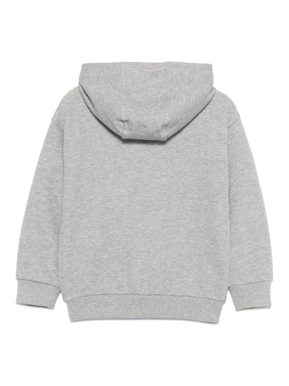 Felpa per bambini Versace Kids grigio con stampa logo - Rubino Kids