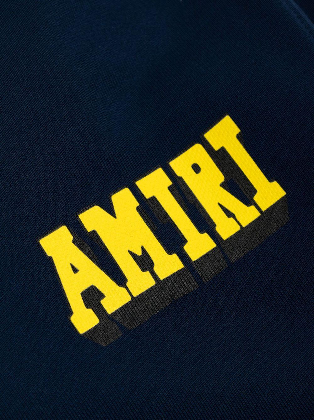 Felpa per bambino Amiri Kids blu con cappuccio - Rubino Kids