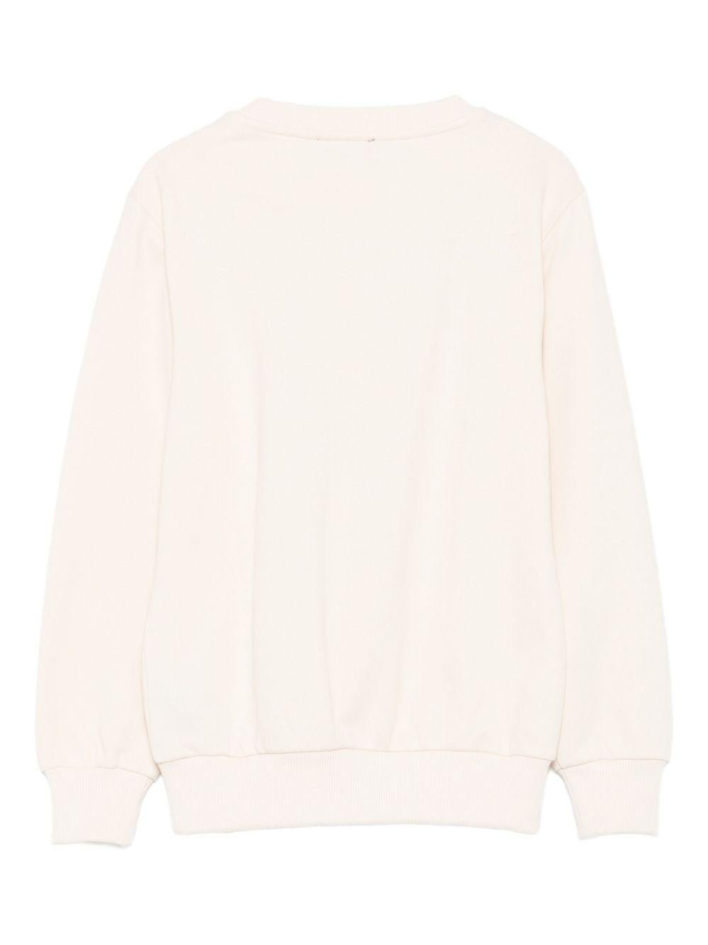 Felpa per bambino Balmain Kids beige con bottoni oro - Rubino Kids