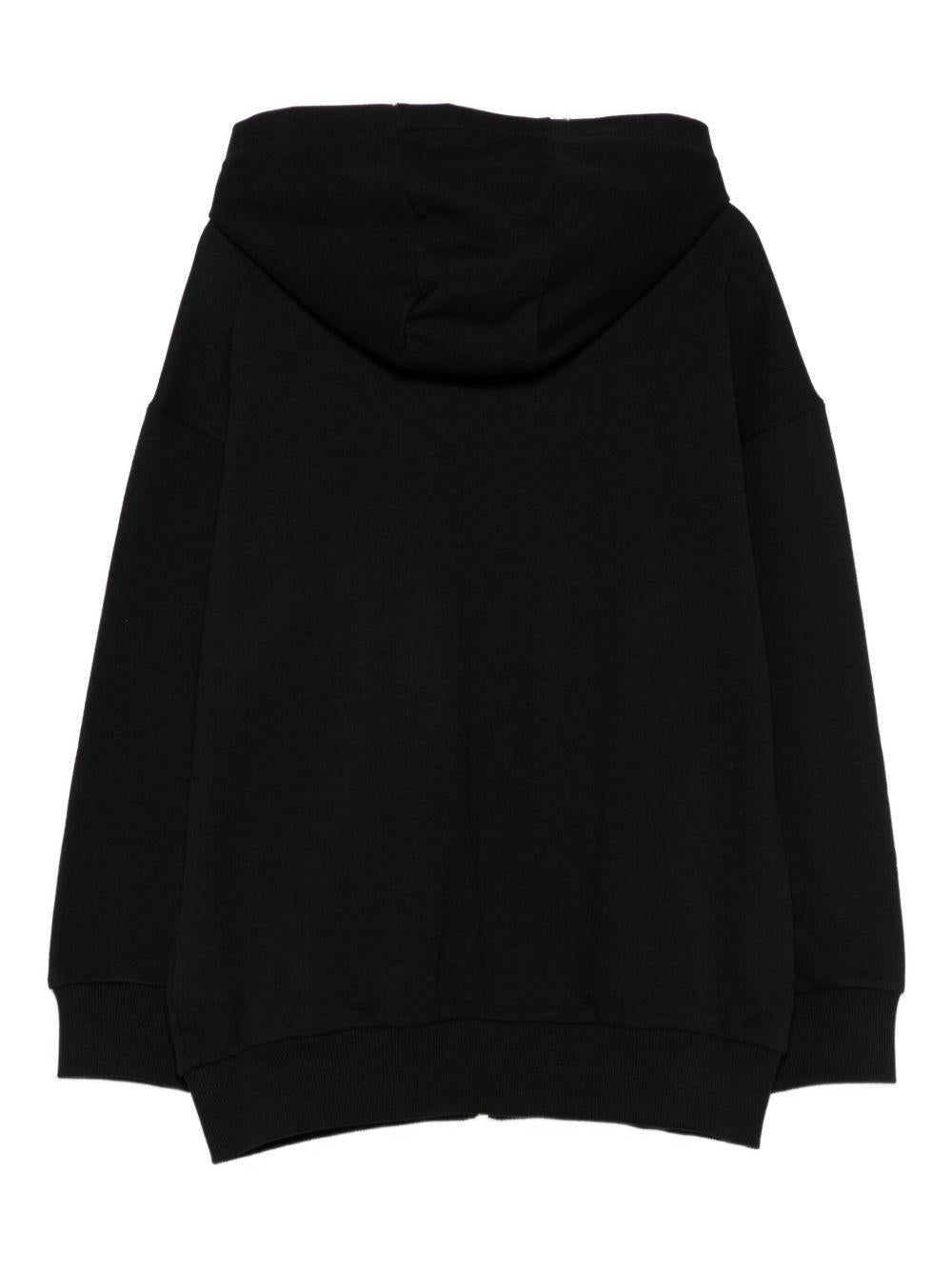 Felpa per bambino Balmain Kids nera con chiusura con zip - Rubino Kids