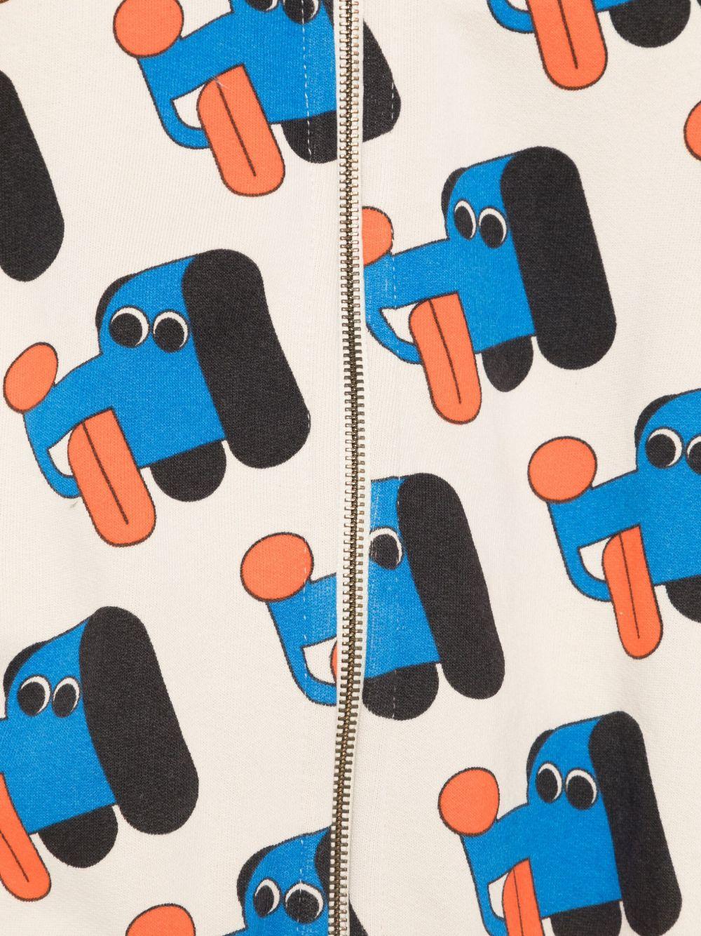 Felpa per bambino Bobo Choses bianco con stampa di cane - Rubino Kids