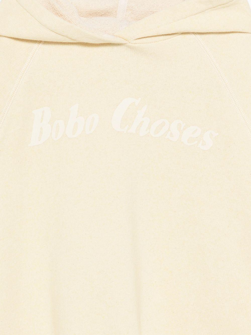 Felpa per bambino Bobo Choses gialla con logo sul davanti - Rubino Kids