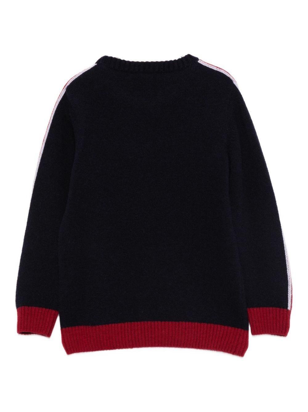 Felpa per bambino ETRO KIDS blu con motivo Pegaso sul davanti - Rubino Kids