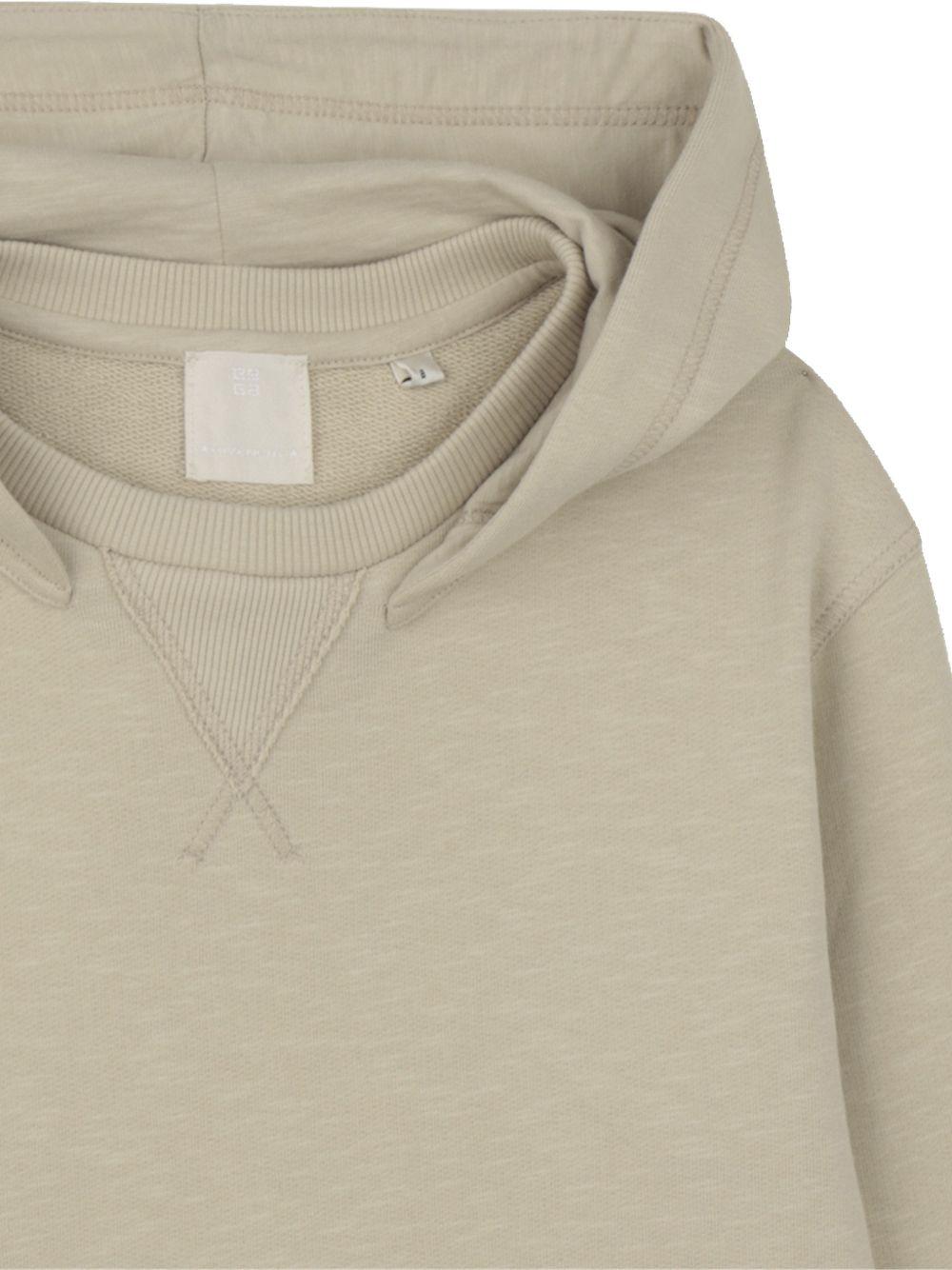 Felpa per bambino Givenchy Kids beige con cappuccio - Rubino Kids