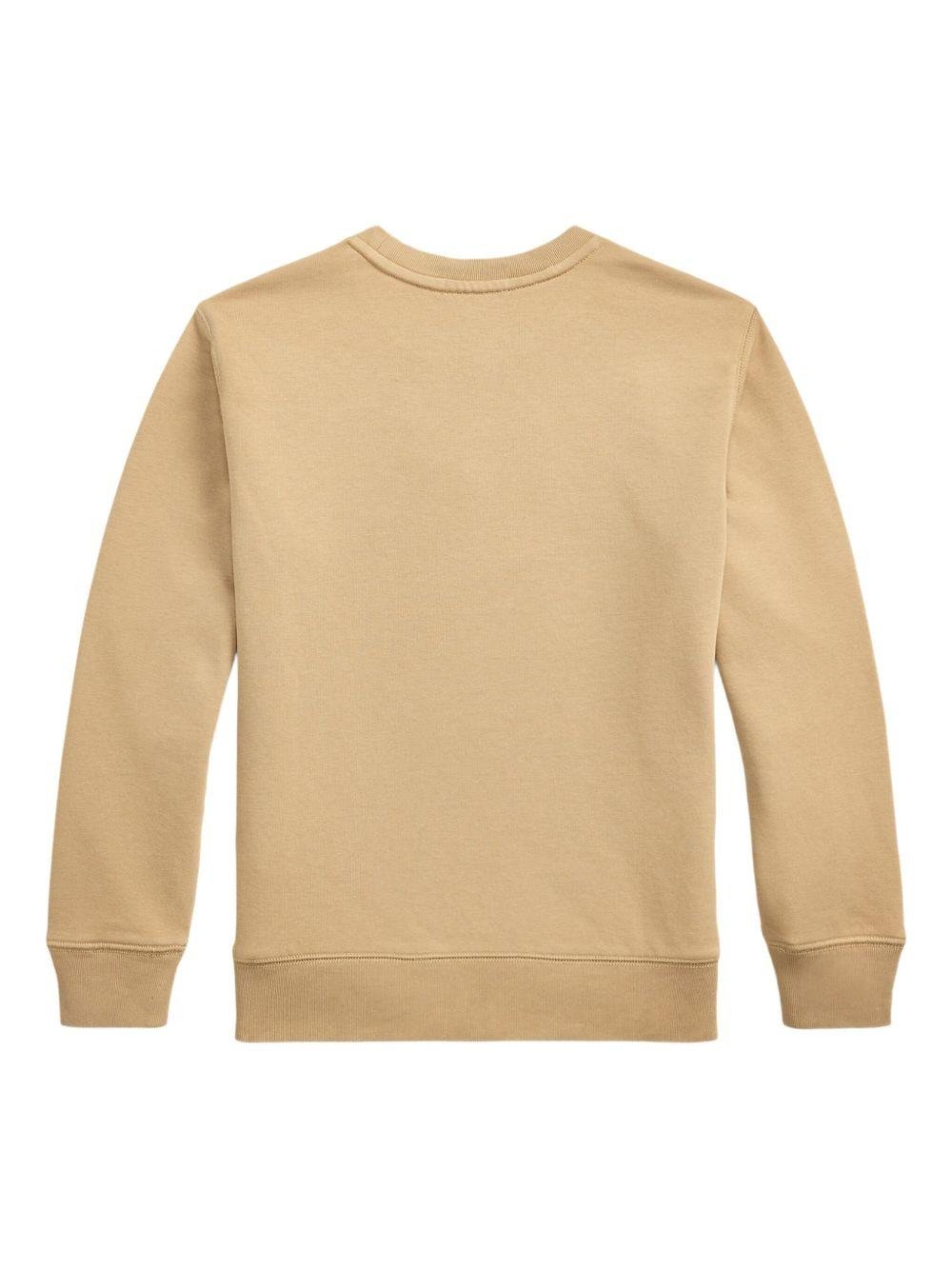 Felpa per bambino POLO RALPH LAUREN KIDS beige Polo Pony - Rubino Kids