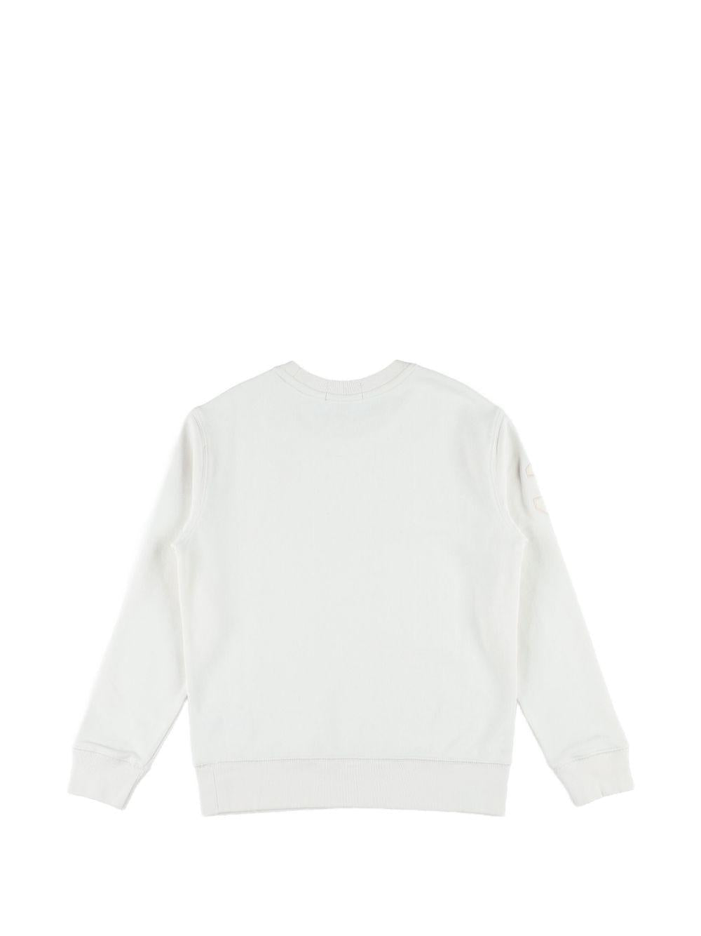 Felpa per bambino Polo Ralph Lauren Kids bianca con caratteristico motivo Polo Pony - Rubino Kids