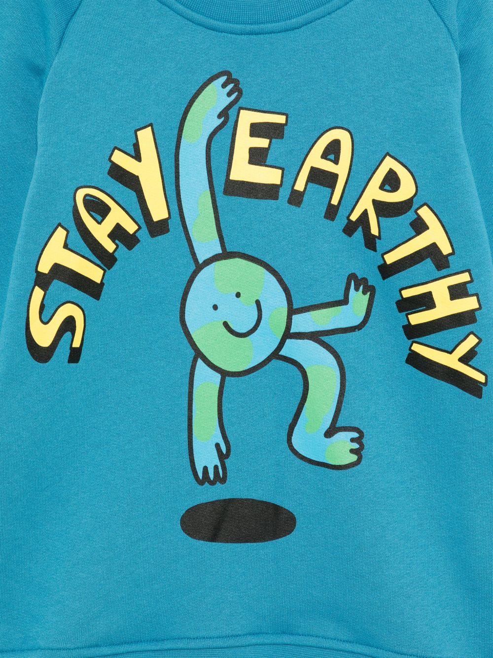 Felpa per bambino Stella McCartney Kids blu con stampa grafica - Rubino Kids