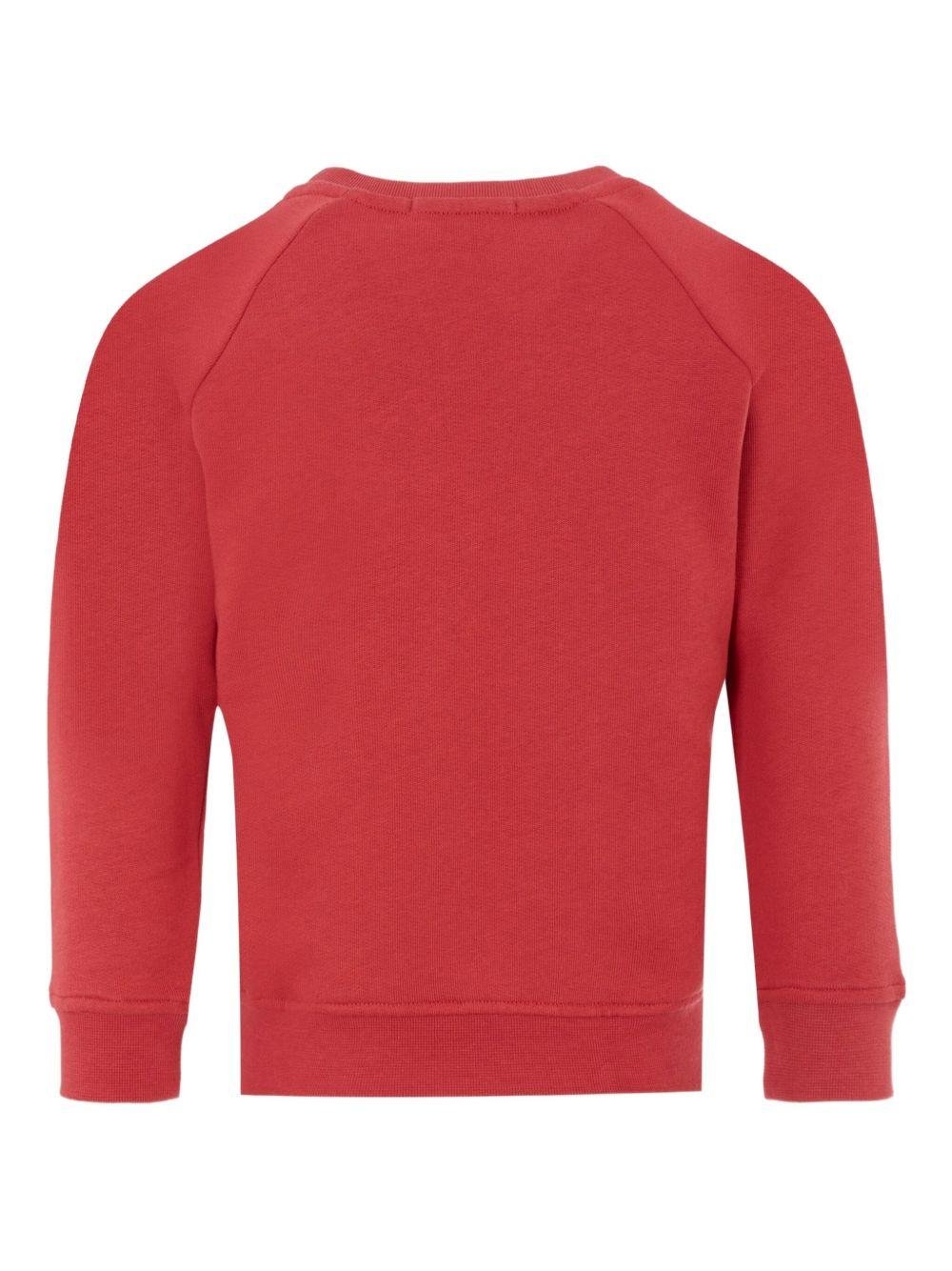 Felpa per bambino Stella McCartney Kids rosso con stampa mostro - Rubino Kids