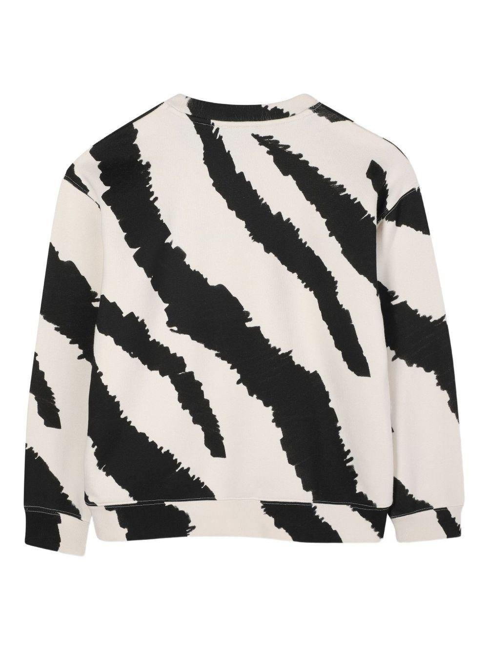 Felpa per bambino The Marc Jacobs Kids bianco zebrata - Rubino Kids