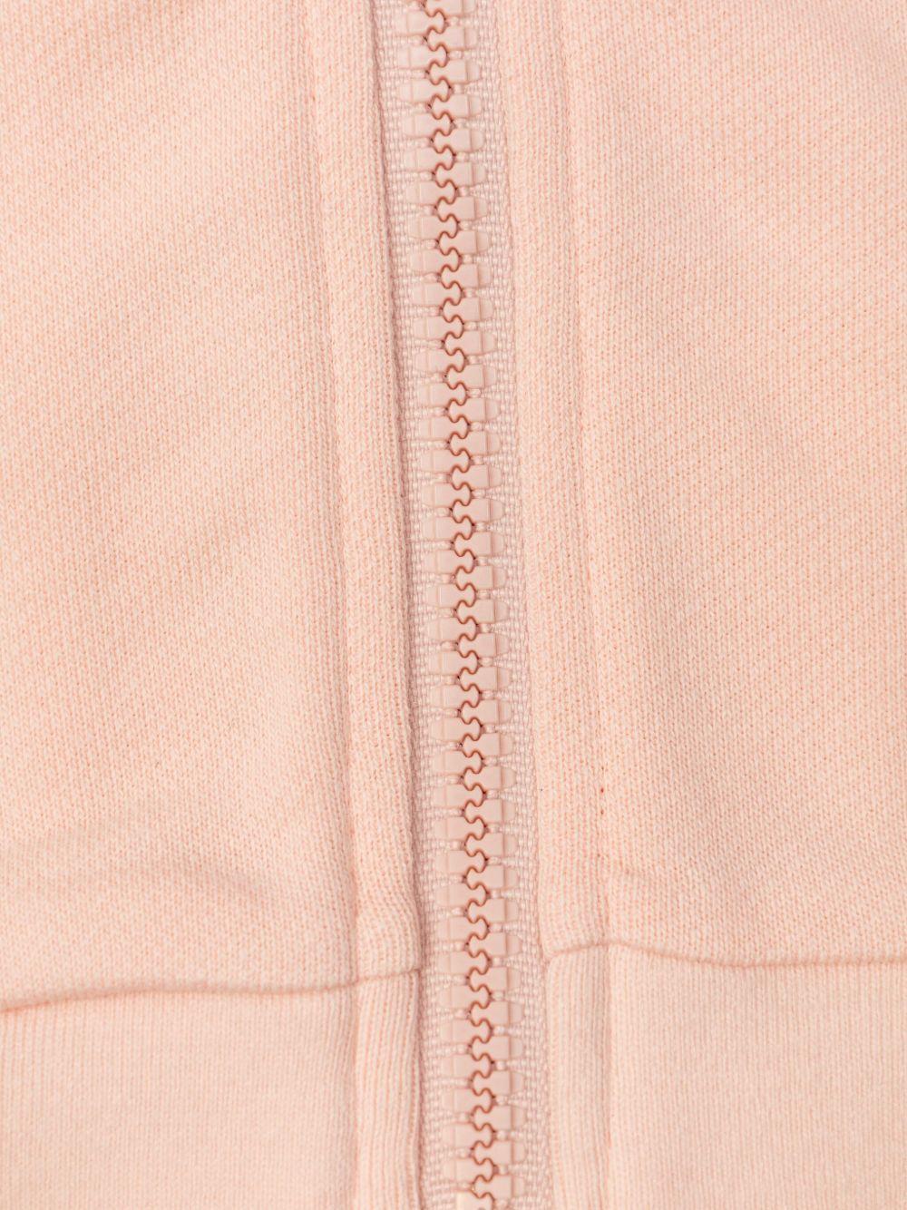 Felpa per neonata Fendi Kids rosa con logo ricamato - Rubino Kids