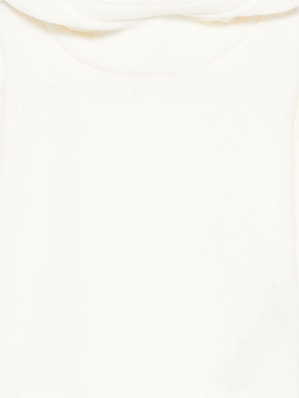 Felpa per neonato Album di Famiglia Kids bianca con motivo logo - Rubino Kids