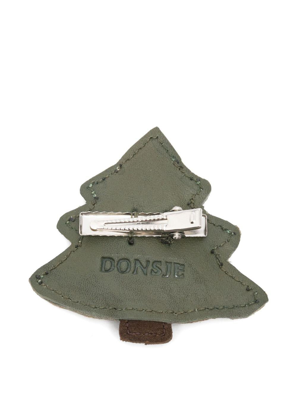 Fermaglio per capelli per bambina Donsje verde a forma di albero - Rubino Kids