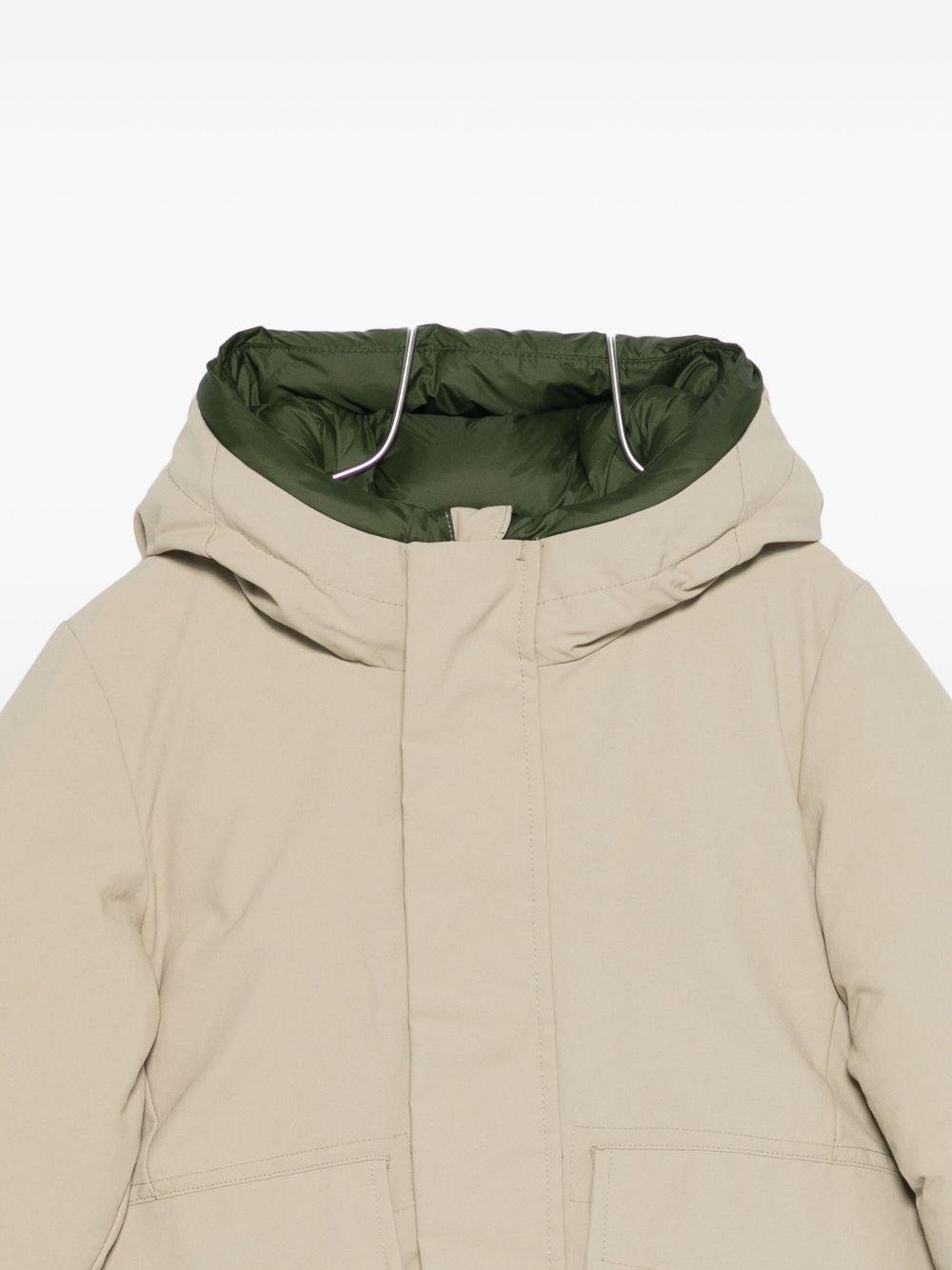 Giacca imbottita per bambino Save The Duck Kids beige con cappuccio - Rubino Kids