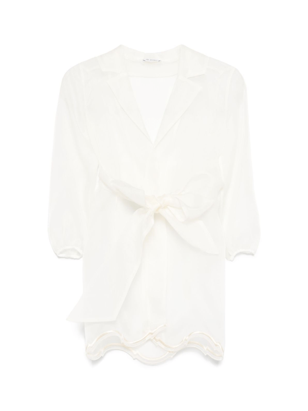 Giacca per bambina JESURUM BABY Valentina bianco con cintura - Rubino Kids