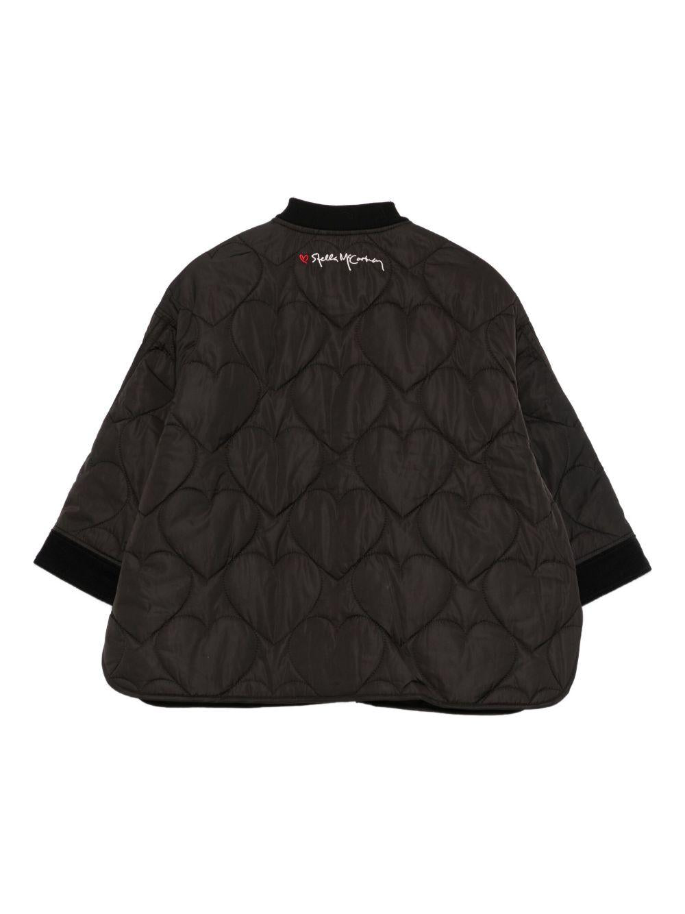 Giacca per bambina Stella McCartney Kids nero trapuntata - Rubino Kids