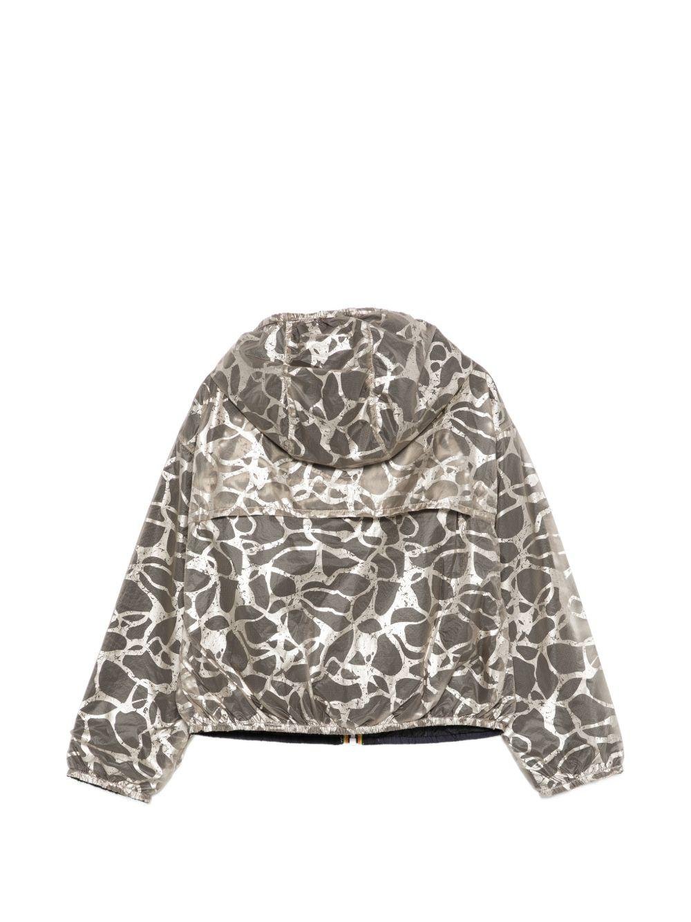 Giacca per bambini K Way Kids multicolore con stampa grafica all - over - Rubino Kids