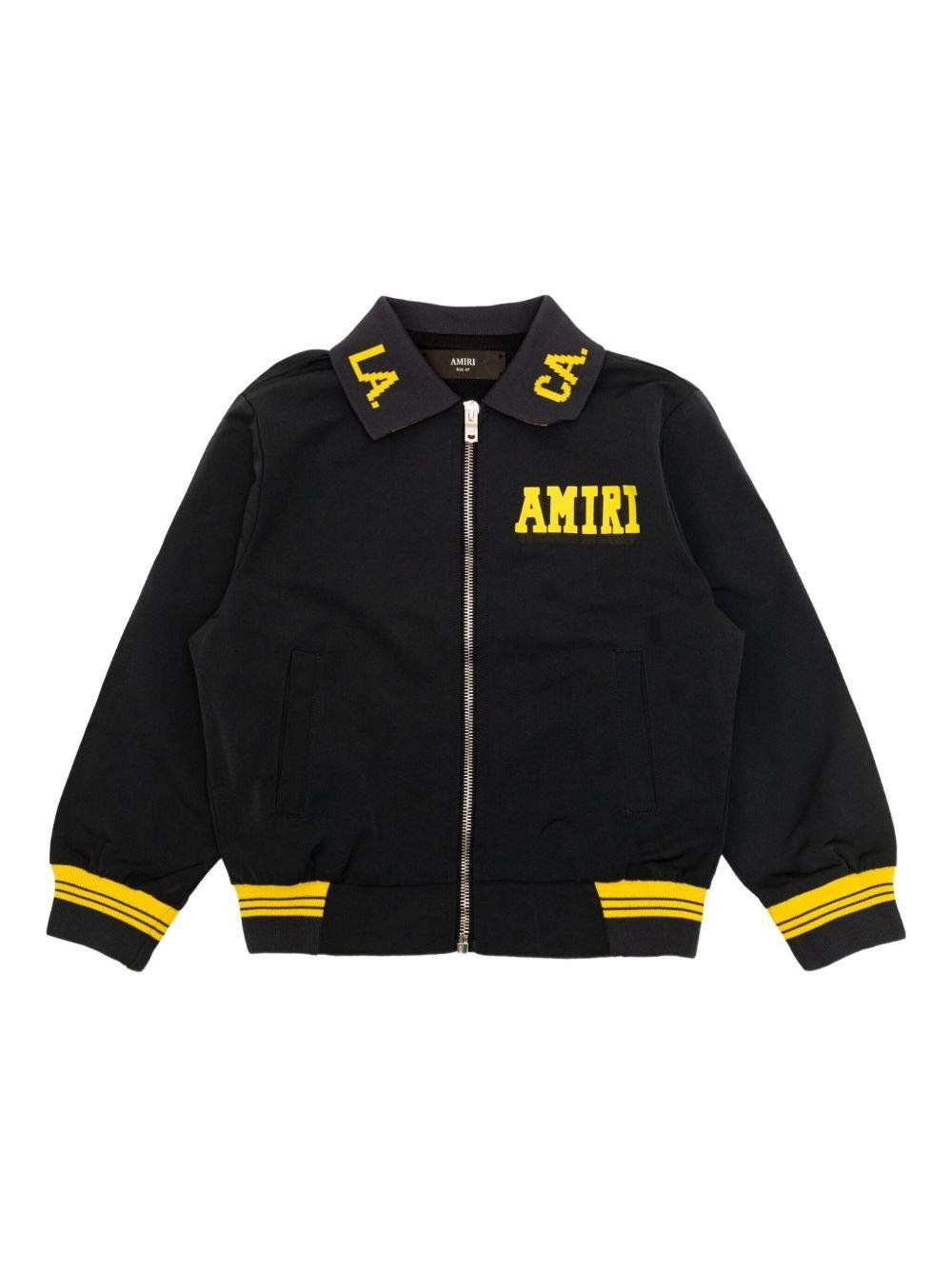 Giacca per bambino Amiri Kids blu con ricamo Tiger - Rubino Kids