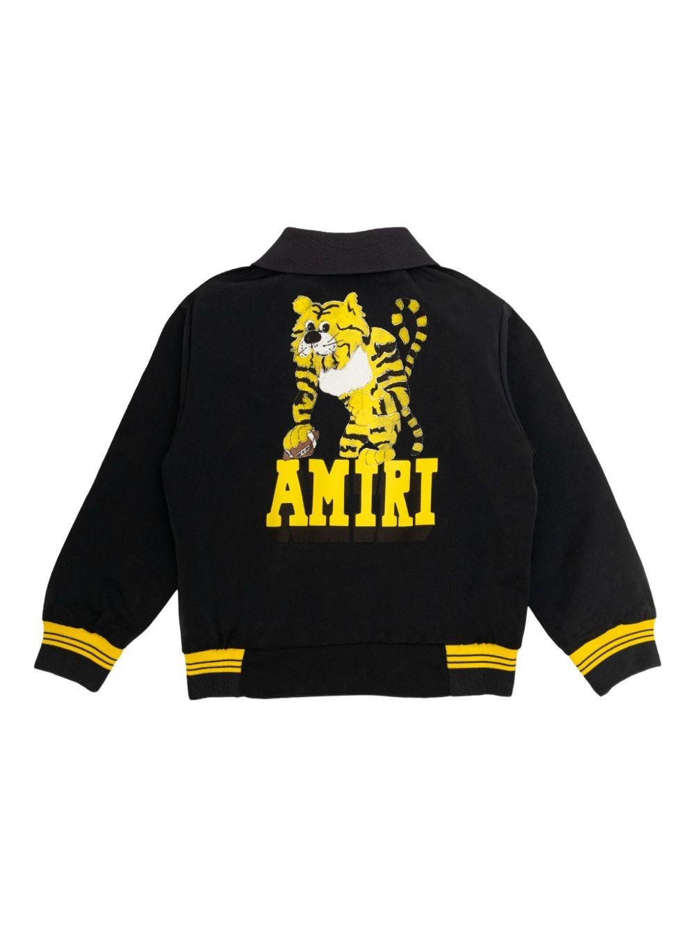 Giacca per bambino Amiri Kids blu con ricamo Tiger - Rubino Kids