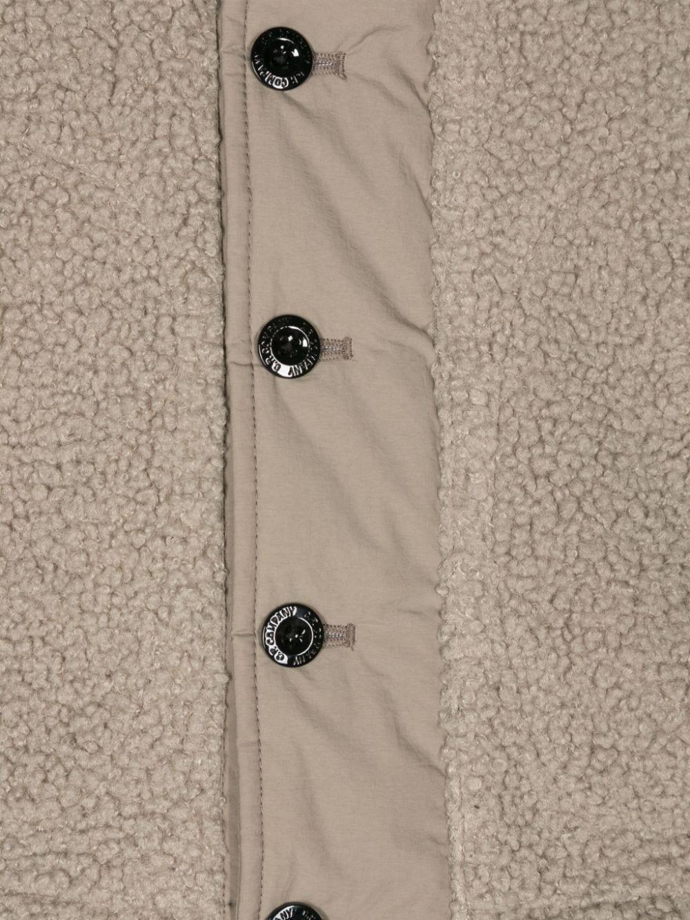 Giacca per bambino C.P. Company Kids grigio con applicazione sulla manica - Rubino Kids