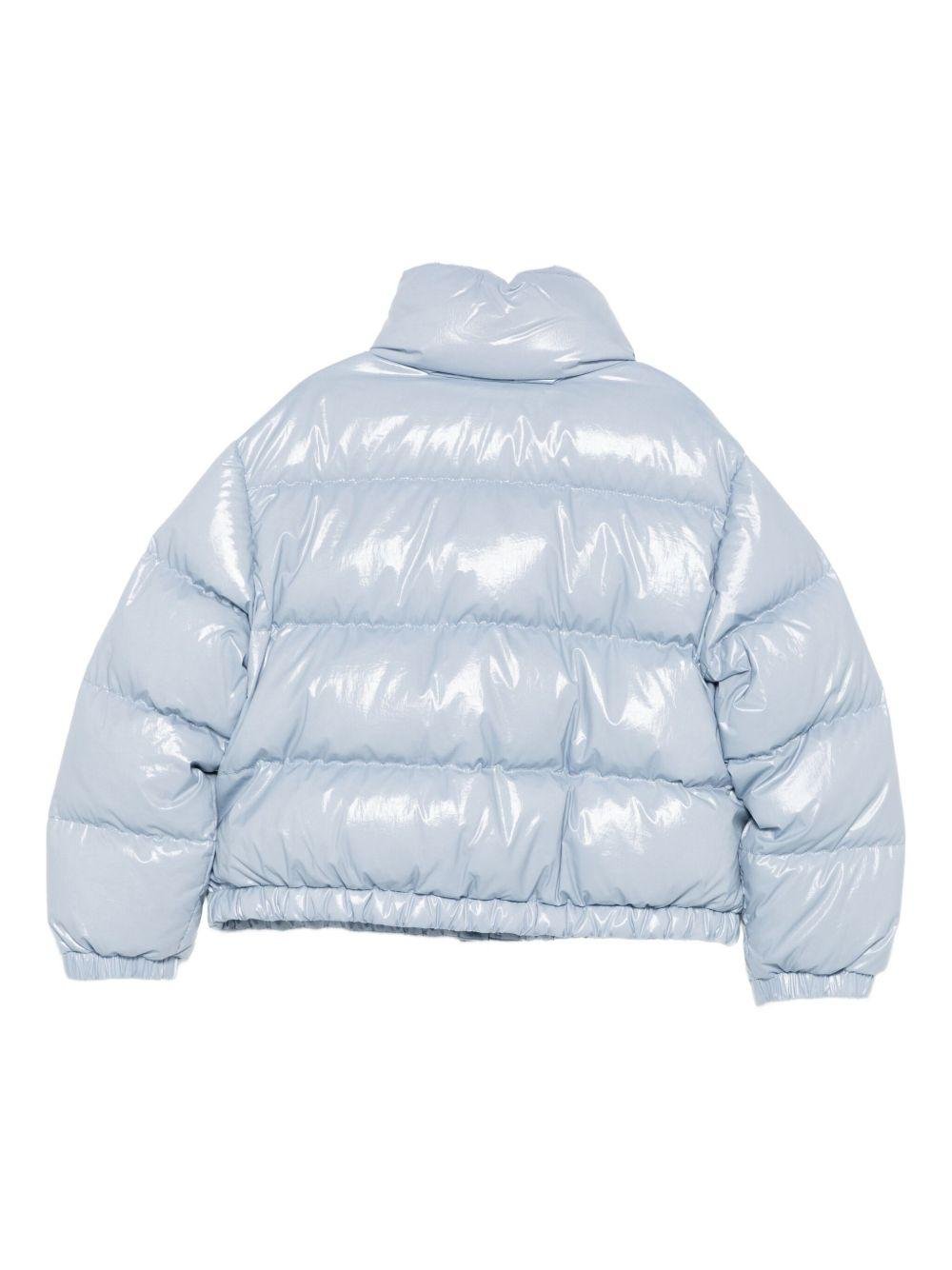 Giacca per bambino Moncler Enfant azzurro trapuntata - Rubino Kids