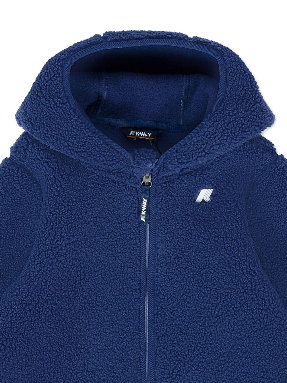 Giacca per neonati K - Way Kids The Jane blu in pile - Rubino Kids