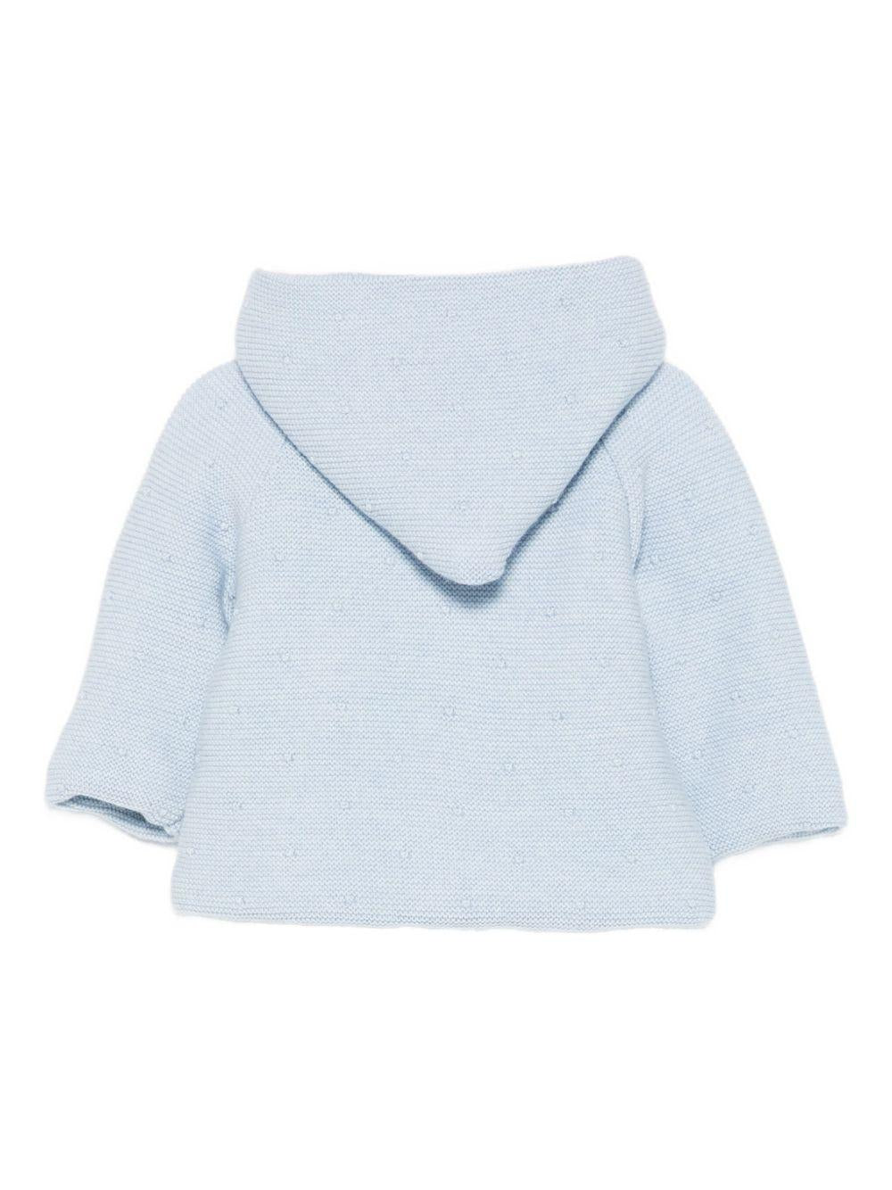 Giacca per neonati Paz Rodrìguez azzurro con cappuccio - Rubino Kids