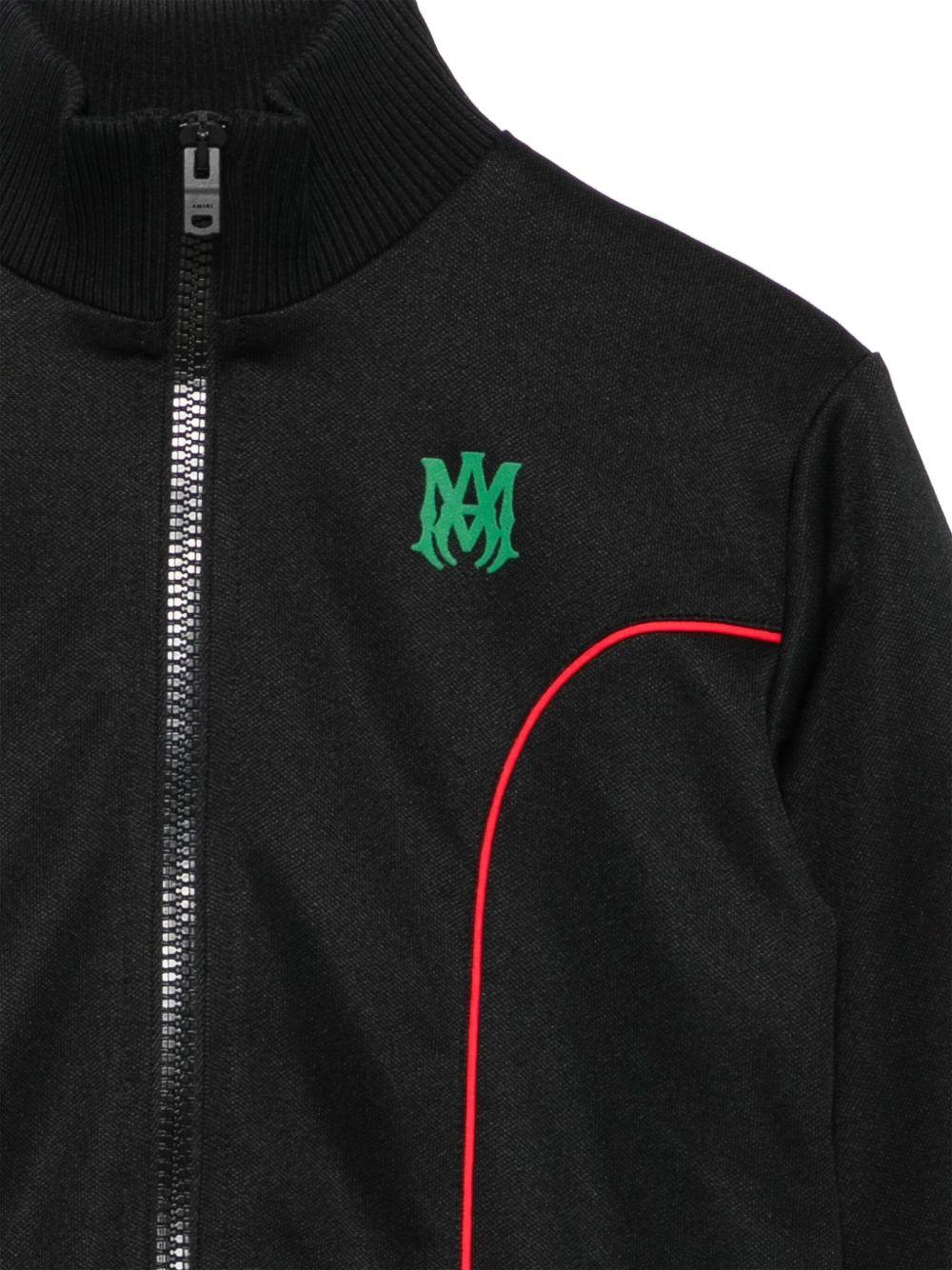 Giacca sportiva per bambino Amiri Kids nera con zip - Rubino Kids