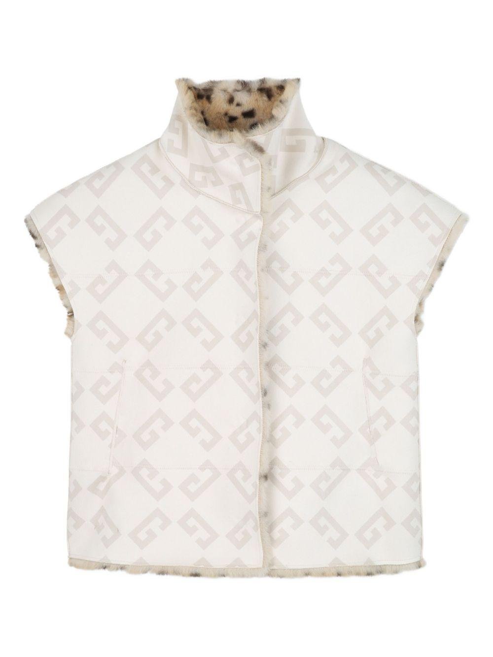 Gilet per bambina Givenchy Kids animalier con stampa ghepardo - Rubino Kids