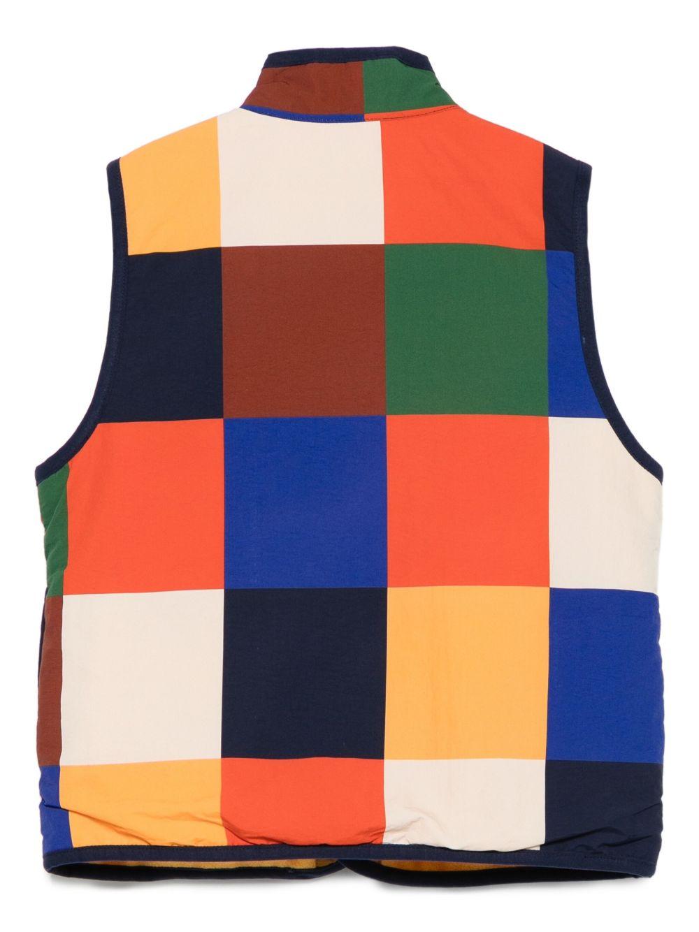 Gilet per bambino Bobo Choses multicolore con motivo a blocchi - Rubino Kids