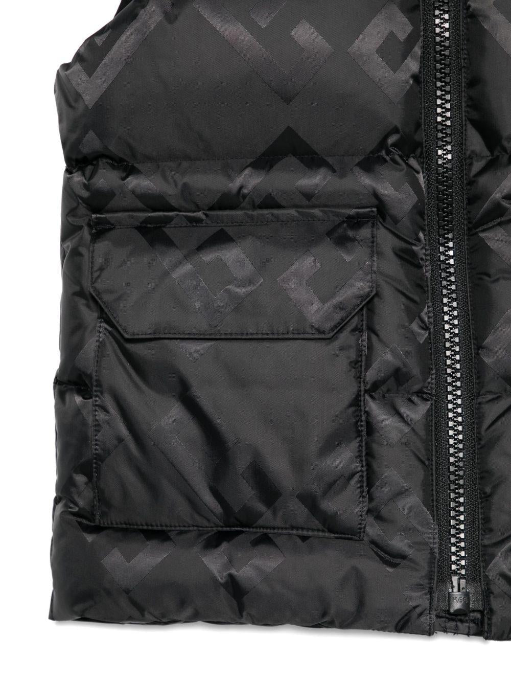 Gilet per bambino Givenchy Kids nero con motivo monogramma - Rubino Kids