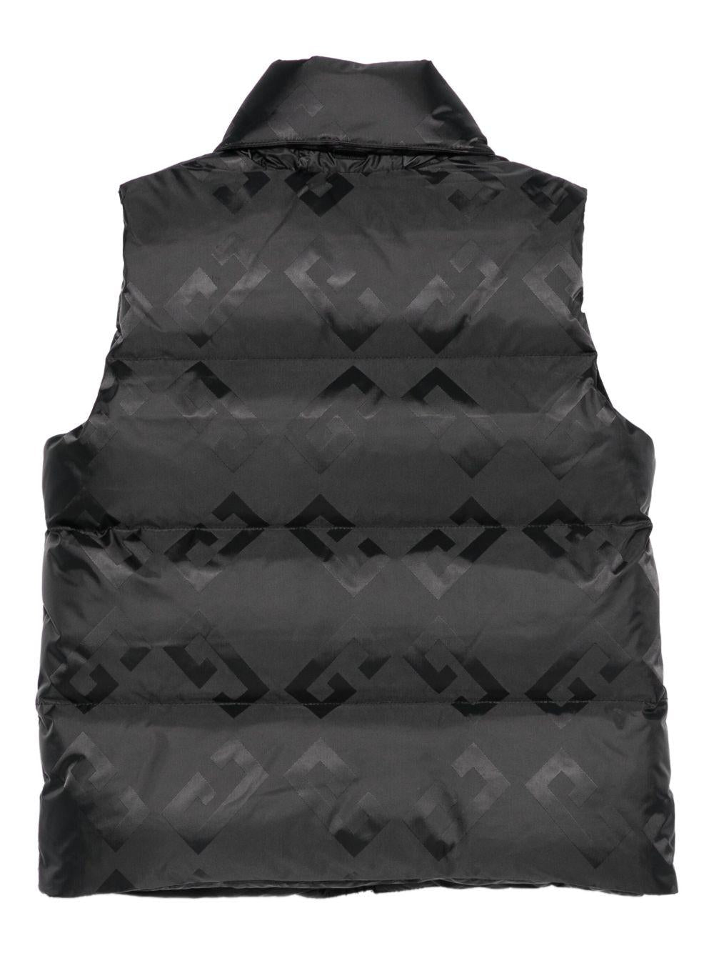 Gilet per bambino Givenchy Kids nero con motivo monogramma - Rubino Kids