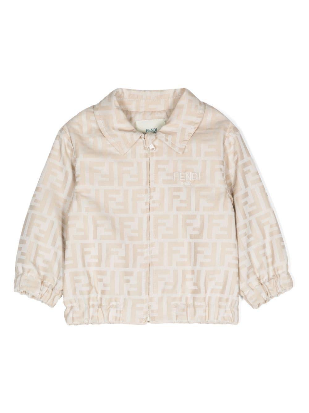 FENDI KIDS logo-print jacket | Offer Price
