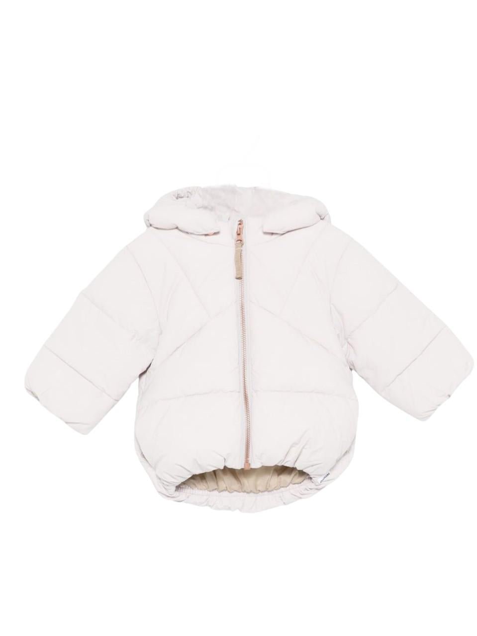 Giubbino Harpo per neonata viola con coniglio sul retro - Rubino Kids