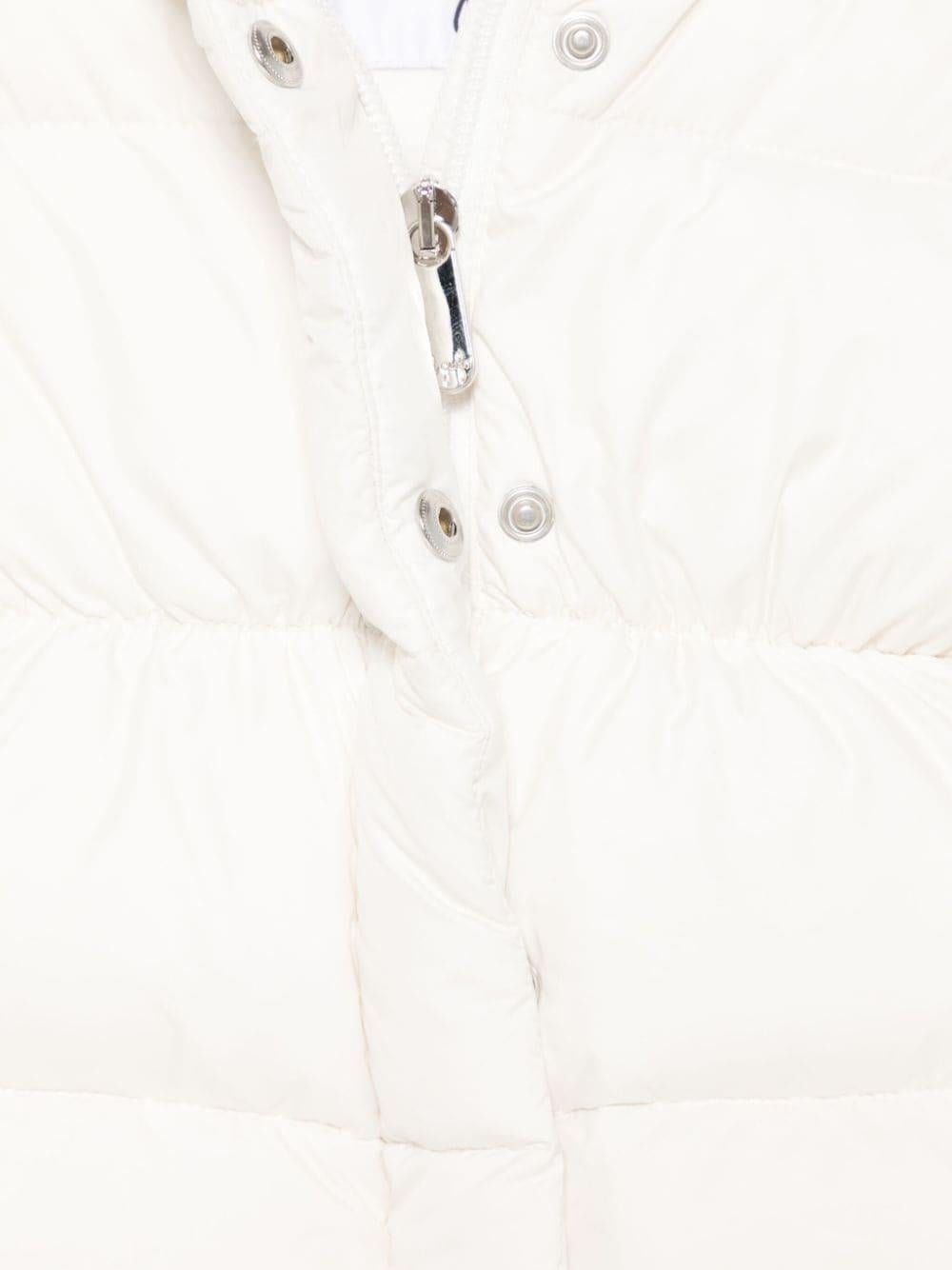 Giubbino imbottito per neonata Il Gufo bianco con design traputato - Rubino Kids