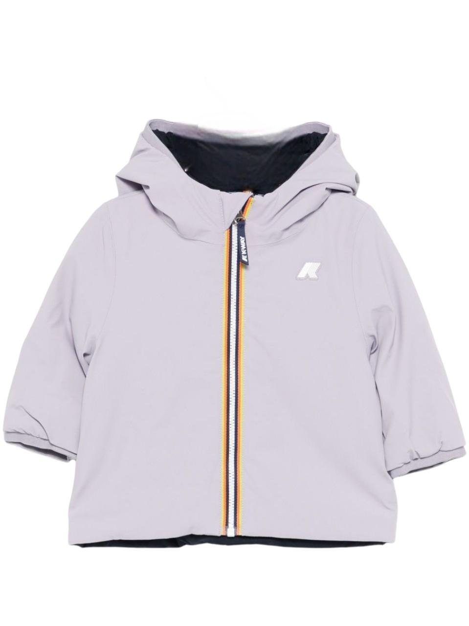 Giubbino Jacques per neonata K - Way Kids viola con design imbottito - Rubino Kids