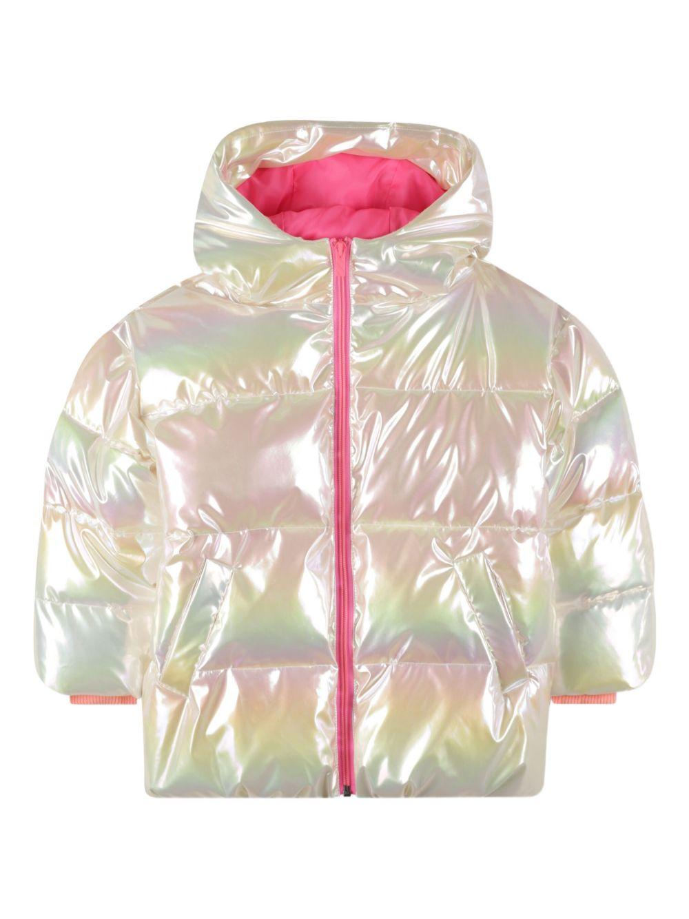 Giubbino per bambina Billieblush bianco con design iridescente - Rubino Kids
