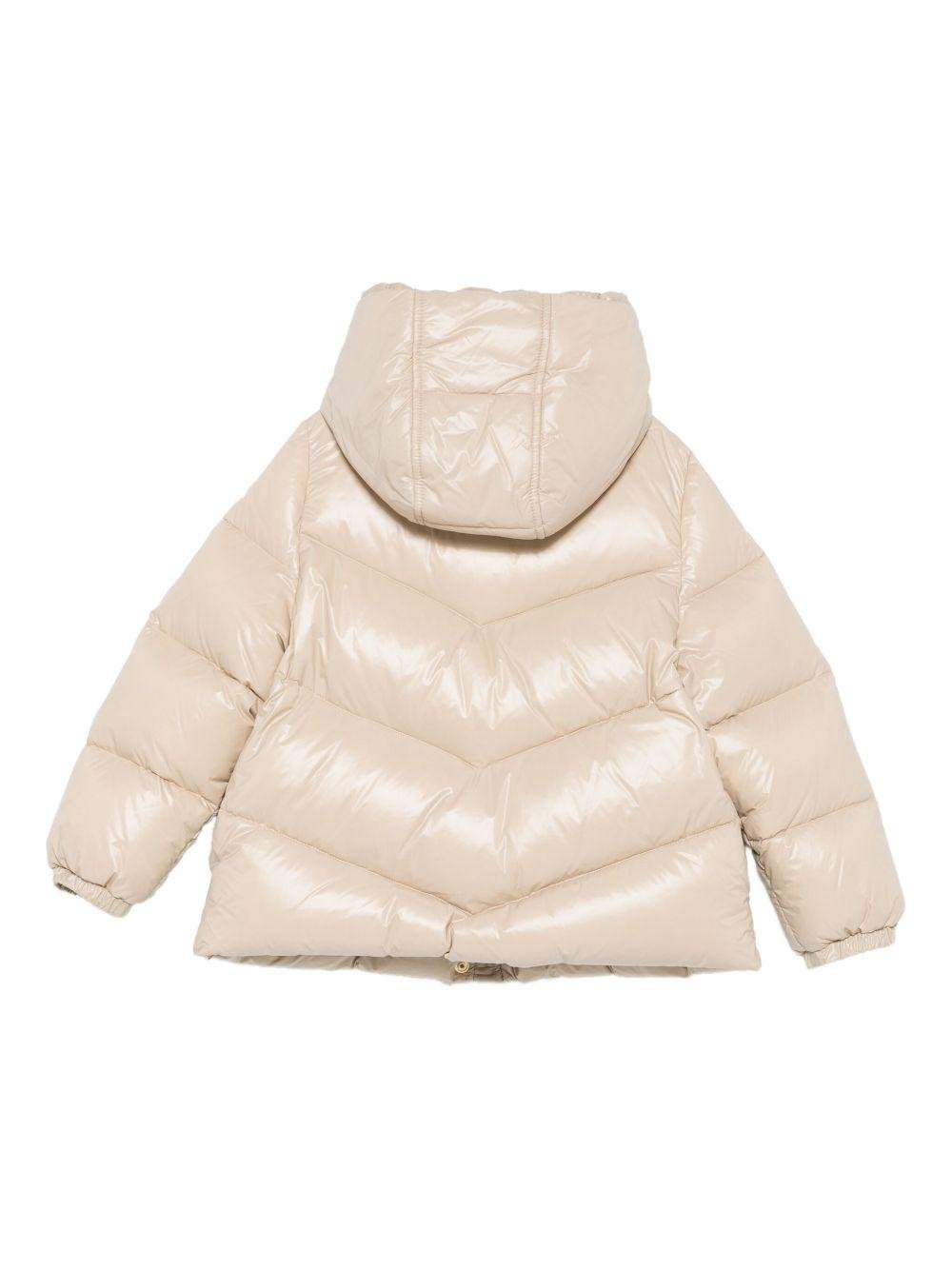 Giubbino per bambina Fay Kids beige con cappuccio - Rubino Kids