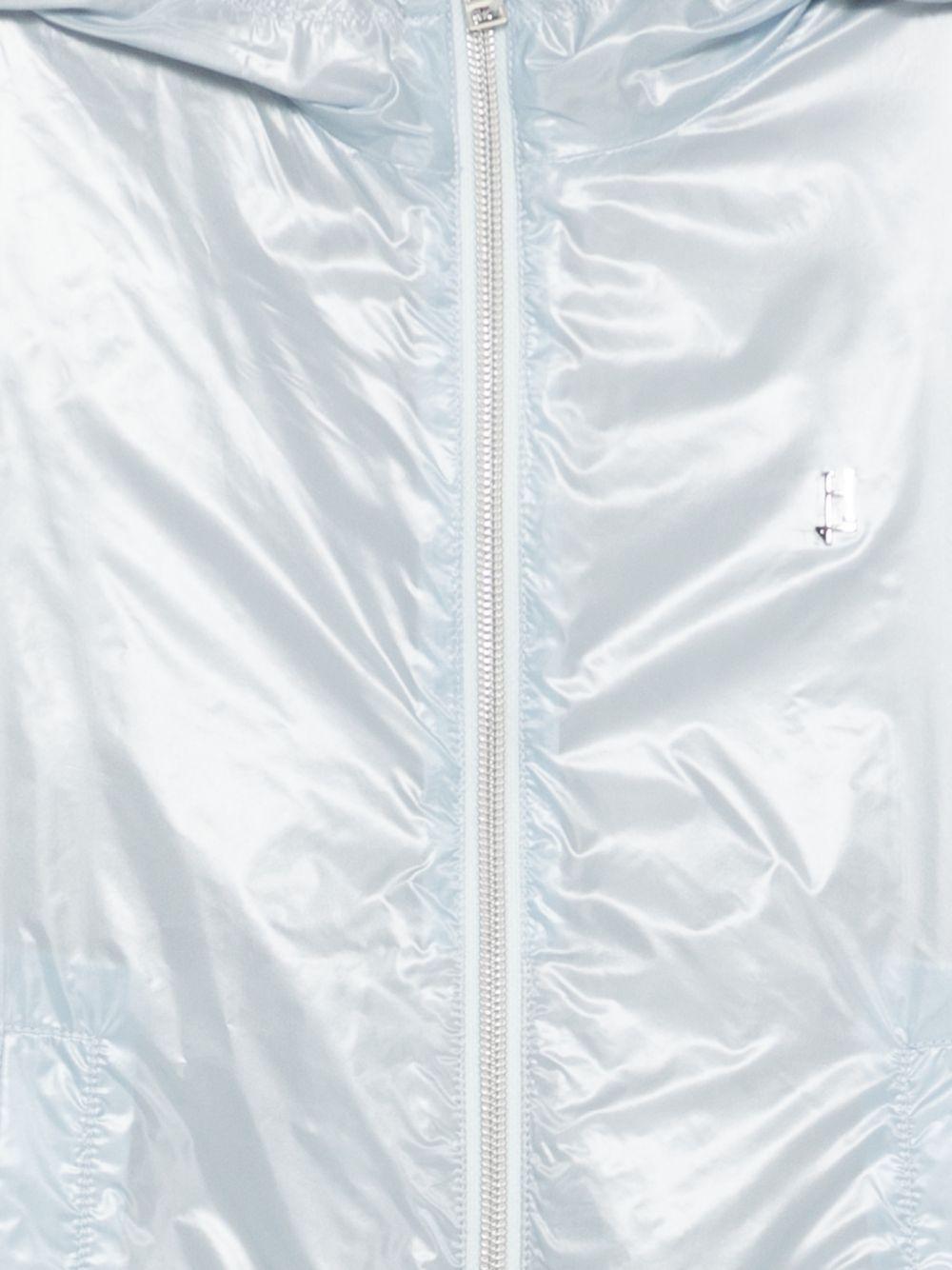 Giubbino per bambina Herno Kids argento con chiusura zip - Rubino Kids