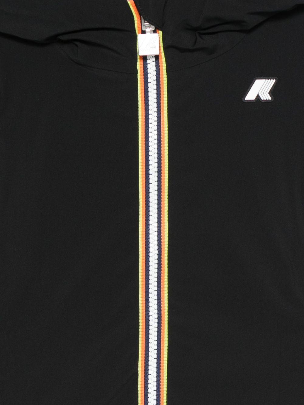 Giubbino per bambina K - Way Kids blu con cappuccio classico - Rubino Kids