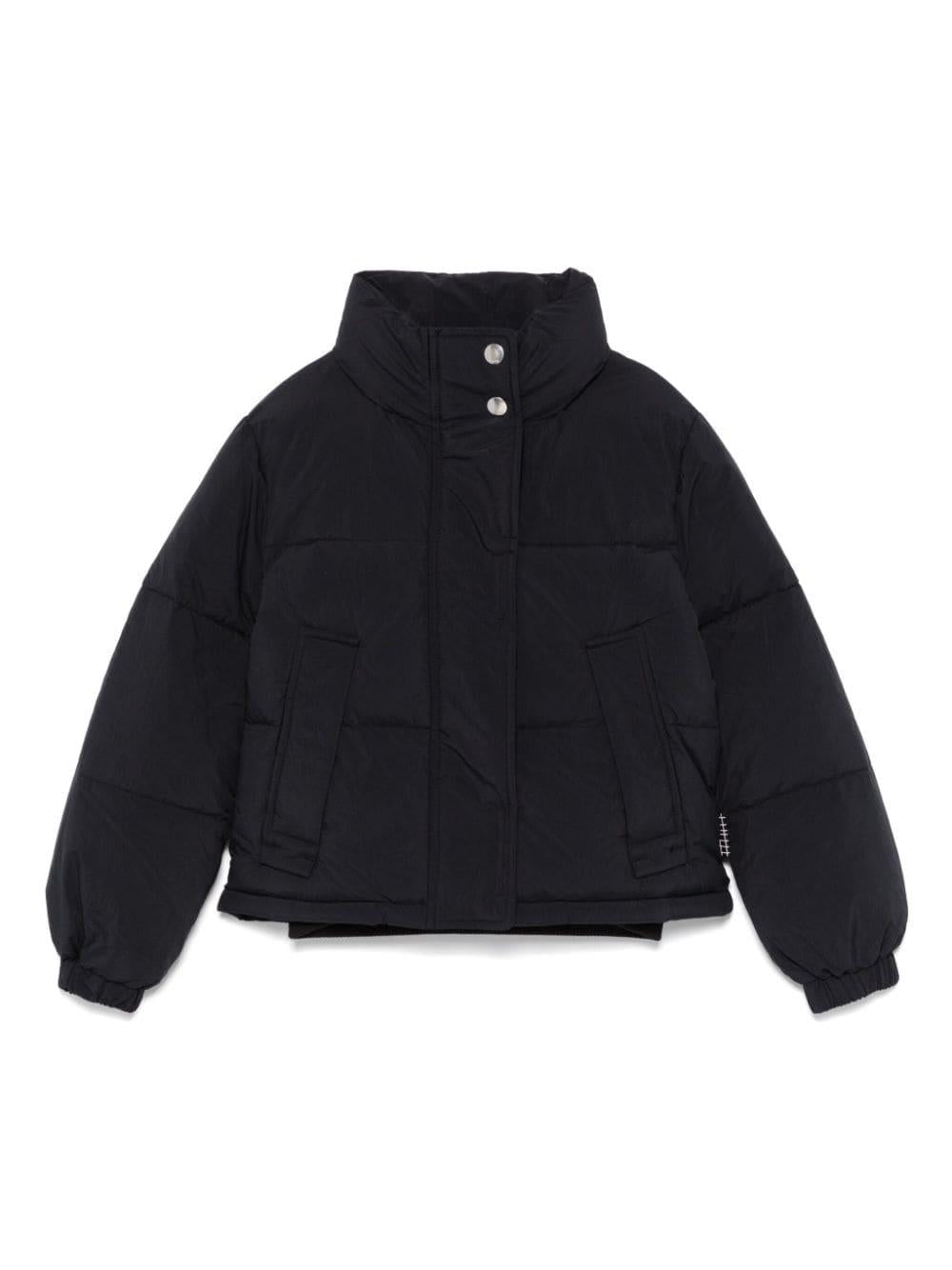 Giubbino per bambina Molo Hansine nero a collo alto - Rubino Kids