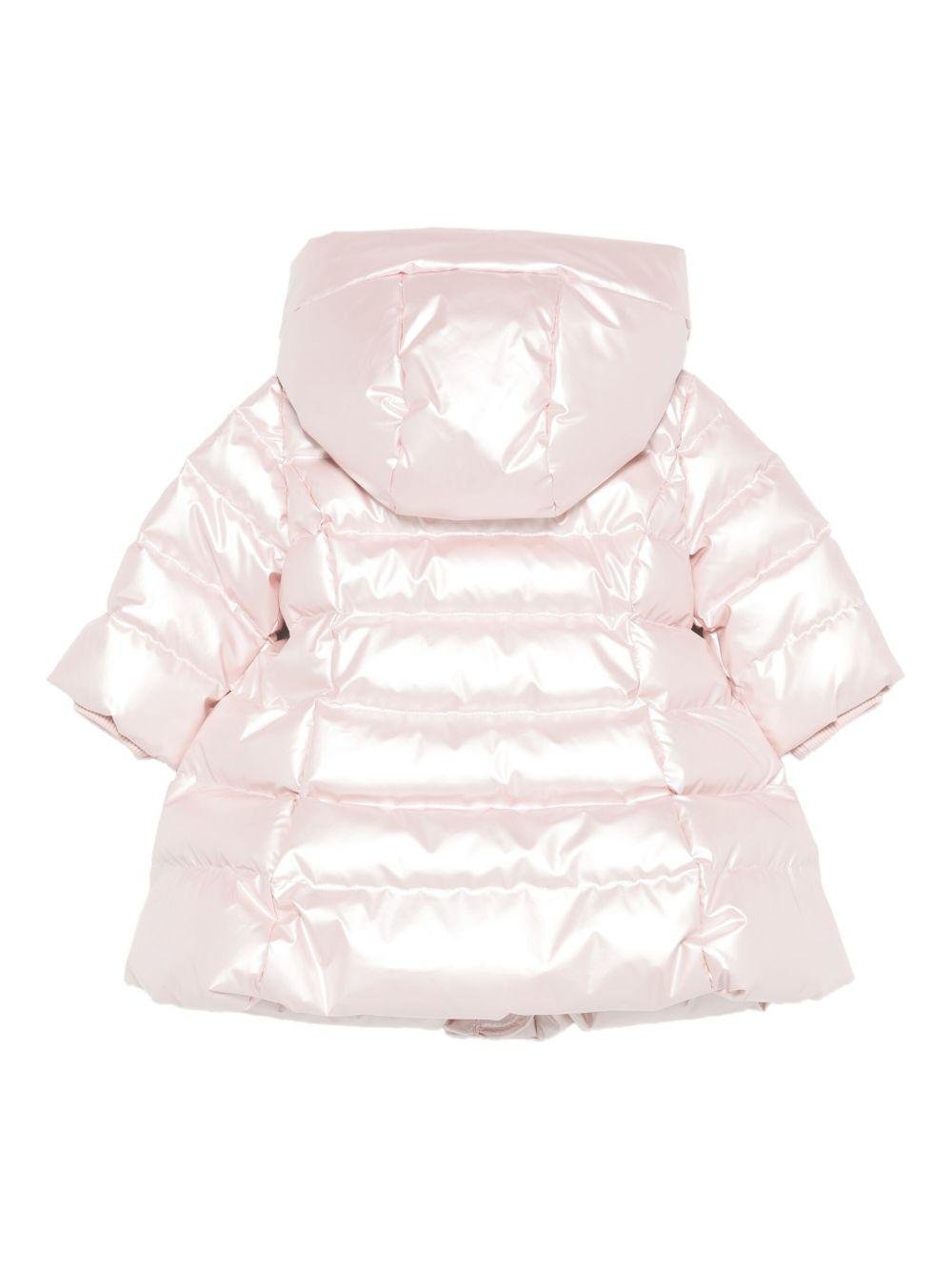 Giubbino per bambina Monnalisa rosa con cappuccio - Rubino Kids