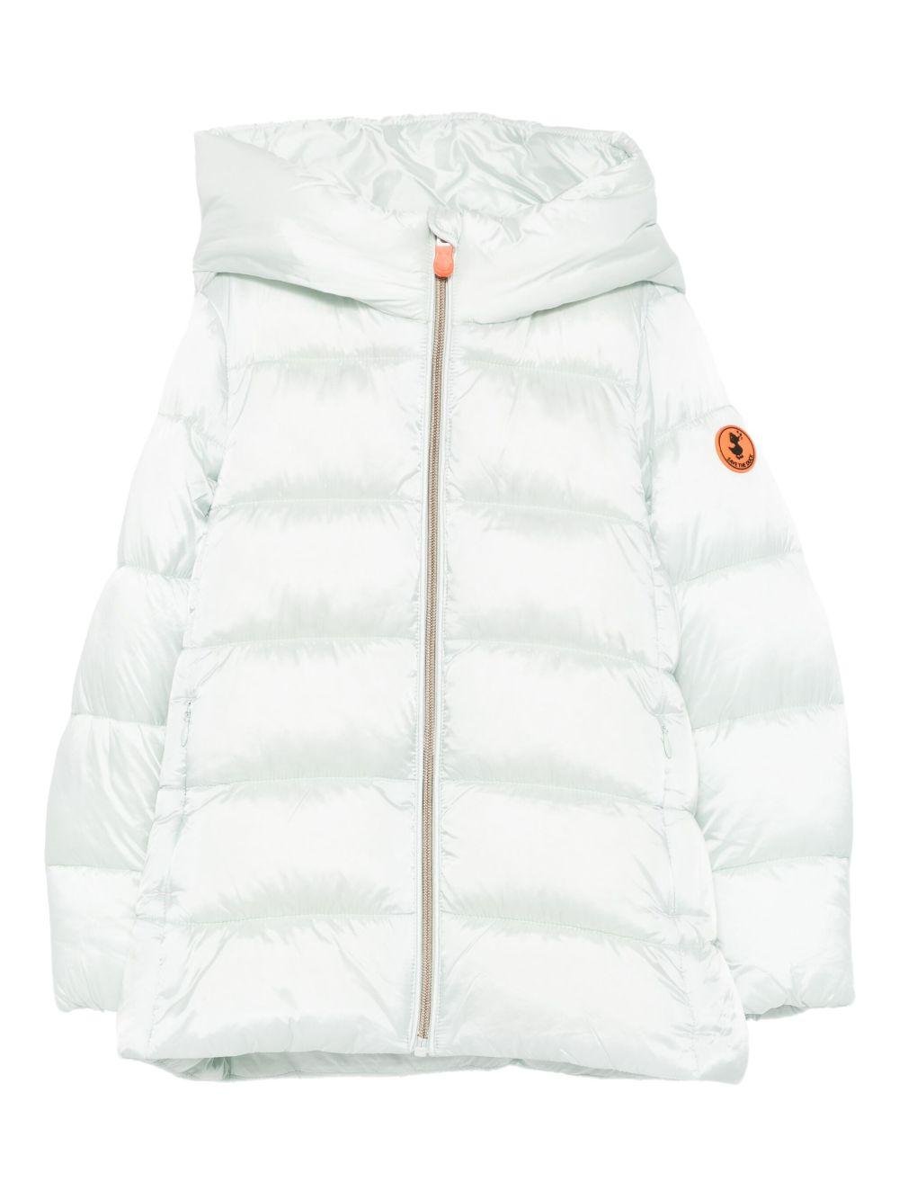 Giubbino per bambina Save The Duck Kids azzurro con design trapuntato - Rubino Kids