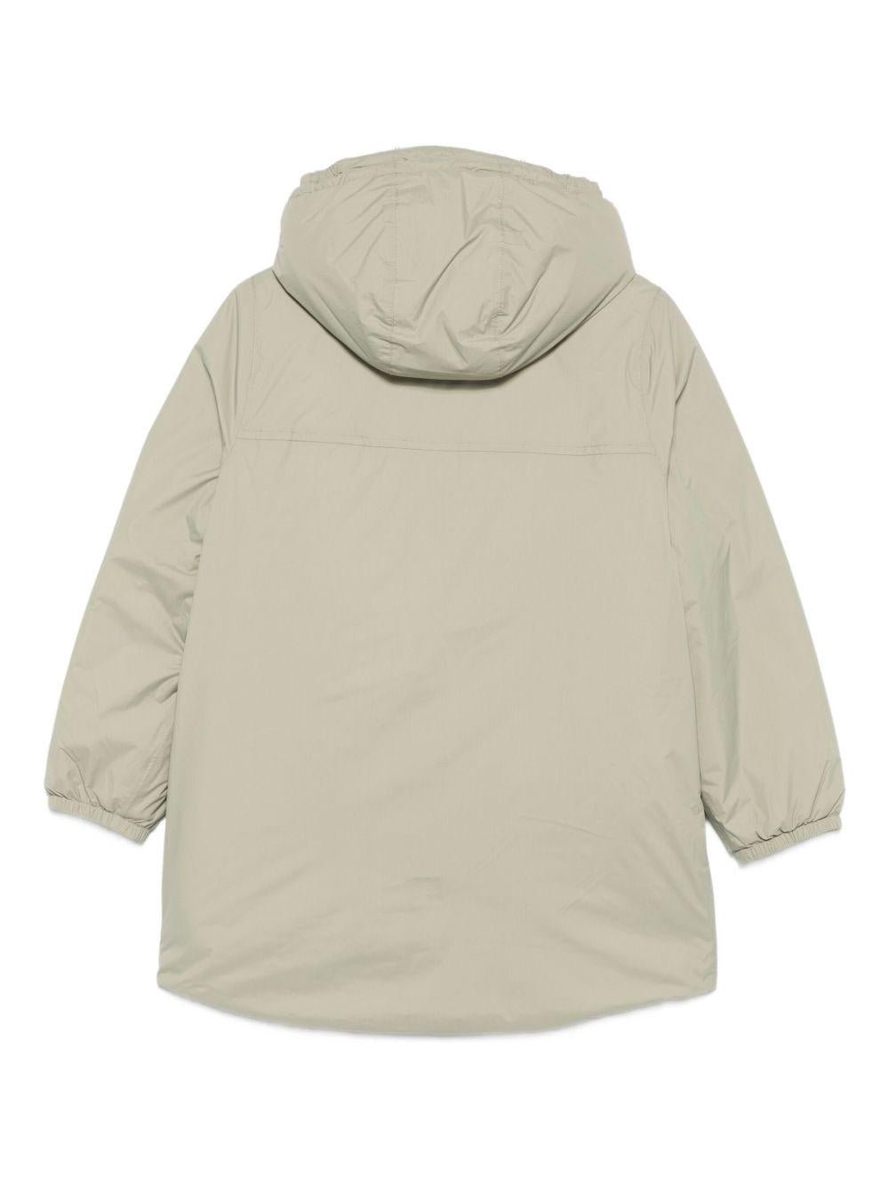 Giubbino per bambini K - Way Kids verde con dettaglio logo - Rubino Kids