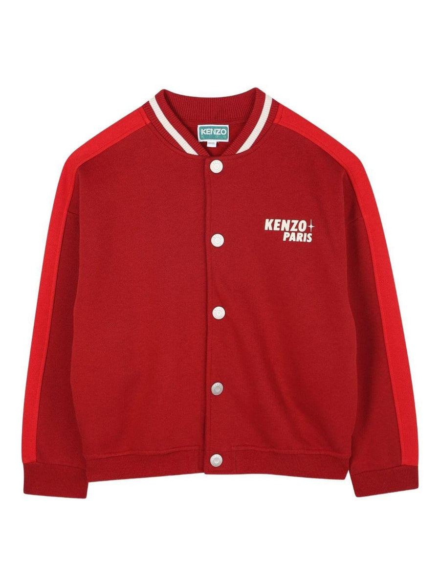 Kenzo Kids Cardigan Giubbotto Kenzo Bambino Kenzo Kids Red Jacket
