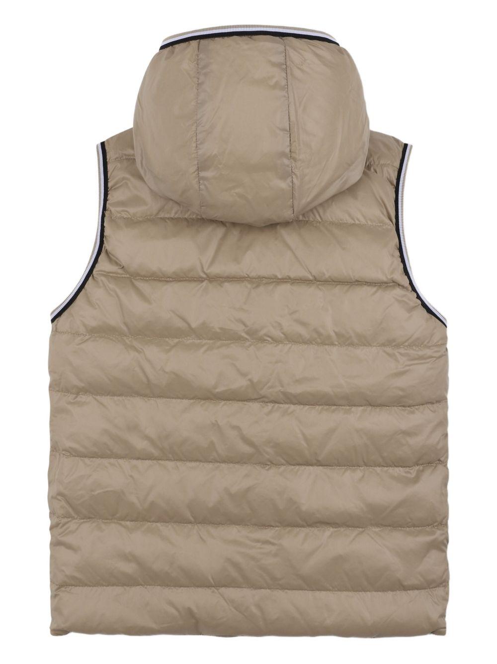 Giubbino per bambino BOSS Kids beige con design trapuntato - Rubino Kids