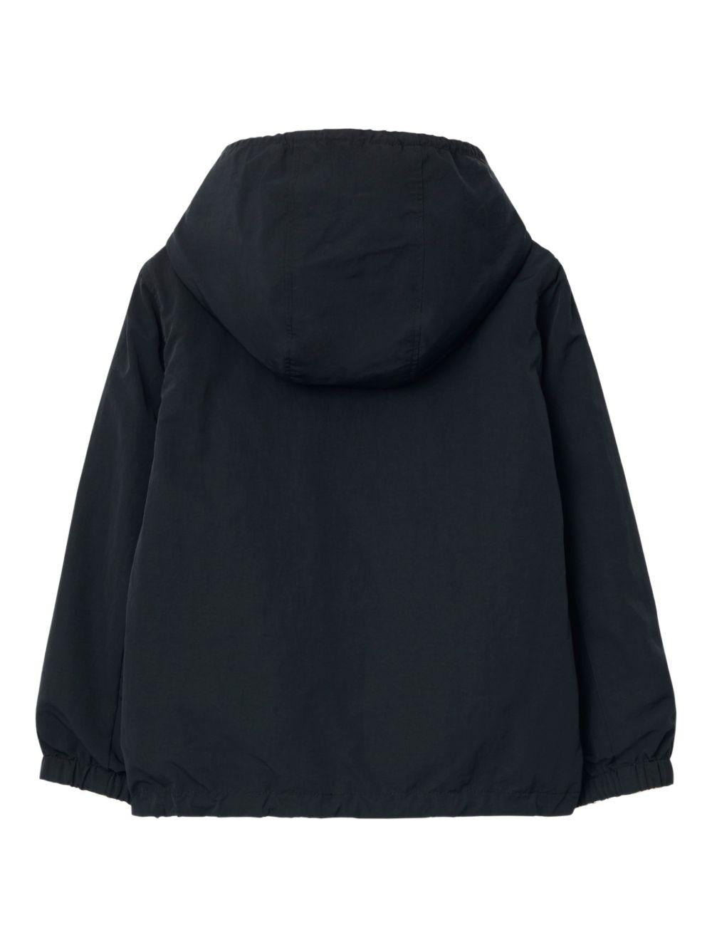 Giubbino per bambino Burberry Kids reversibile con motivo Vintage Check - Rubino Kids