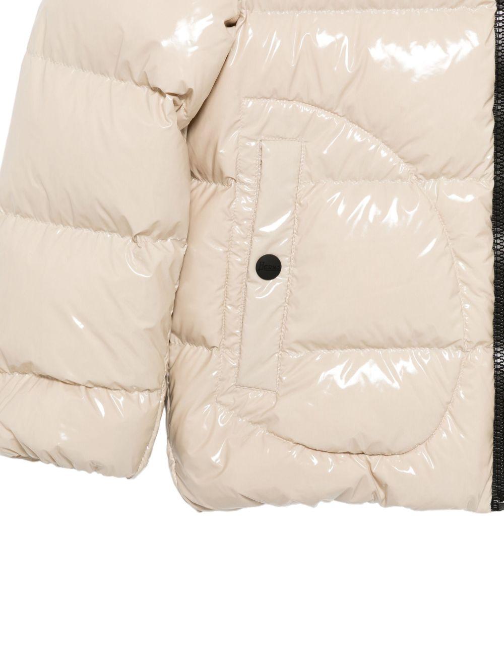 Giubbino per bambino Herno Kids écru con design imbottito - Rubino Kids