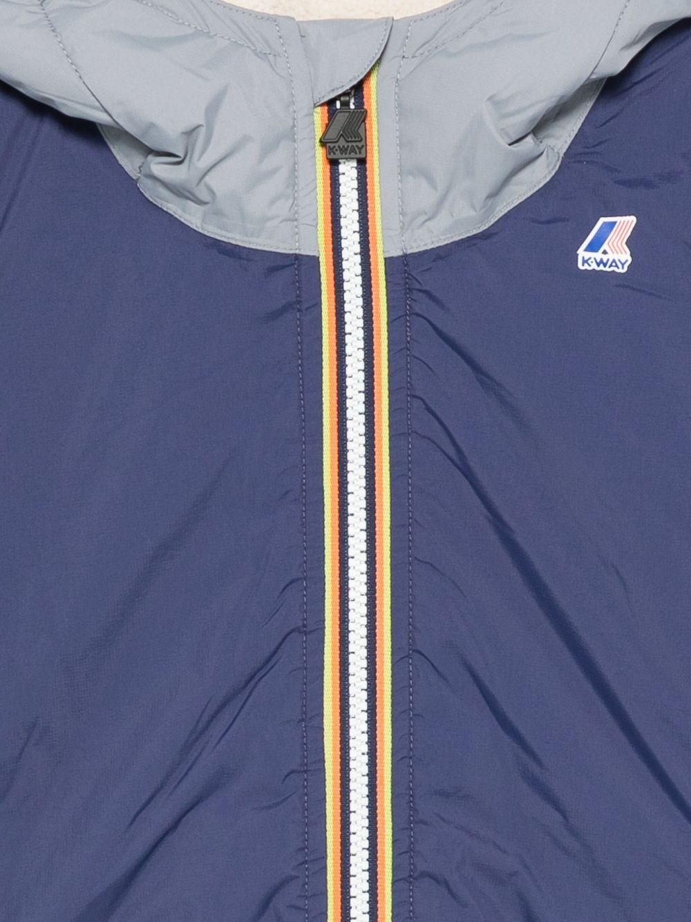 Giubbino per bambino K - Way Kids blu con design imbottito - Rubino Kids